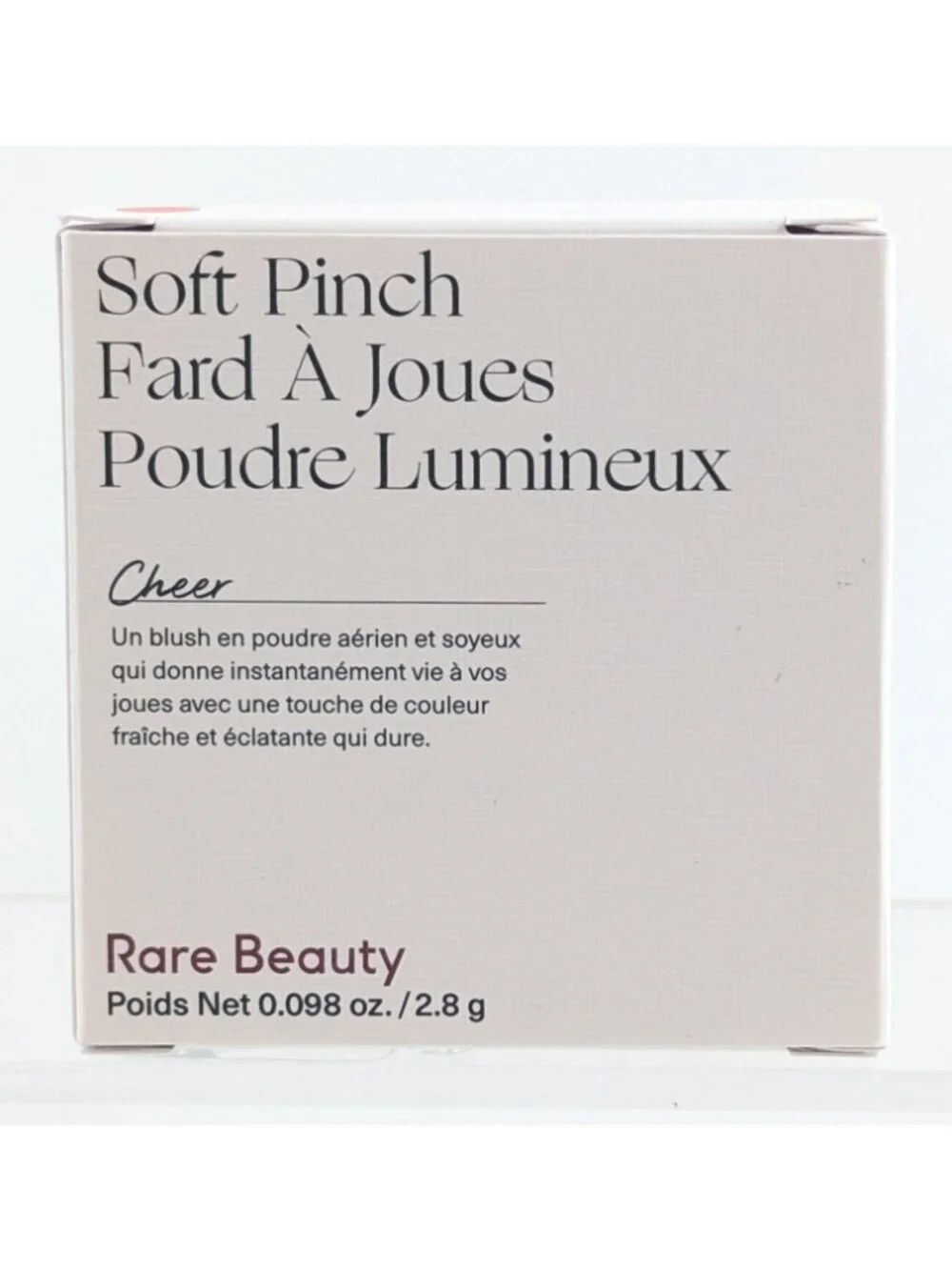 RARE BEAUTY by Selena Gomez CHEER Soft Pinch Luminous Powder Blush Full Size NIB